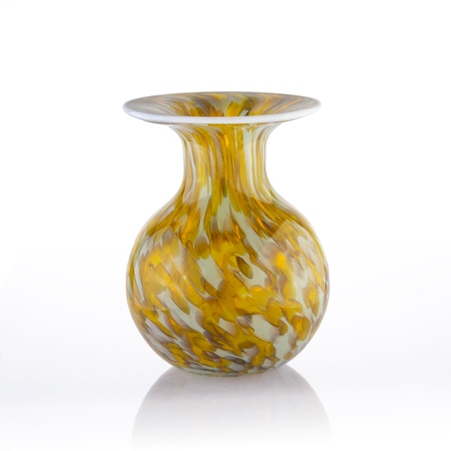 Bud Vase - Blue and Amber