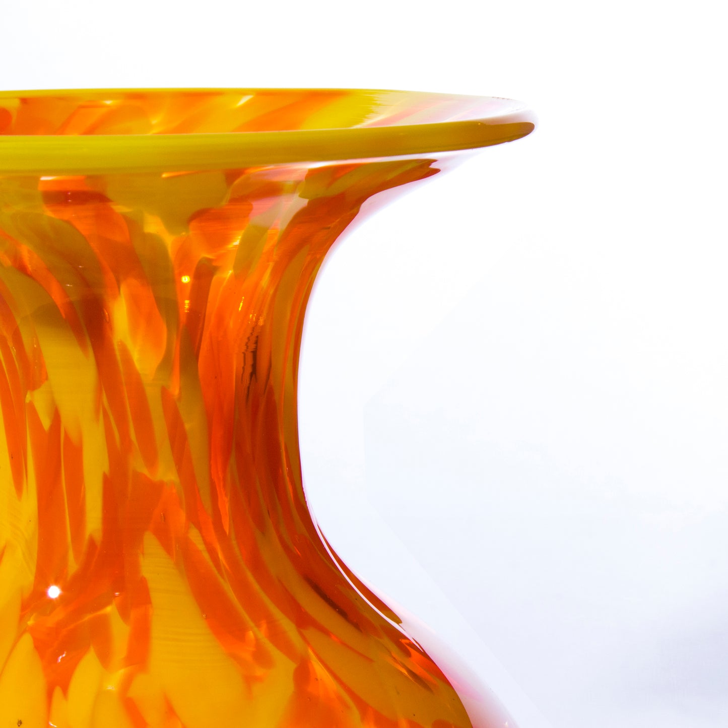 Bud Vase - Orange & Yellow