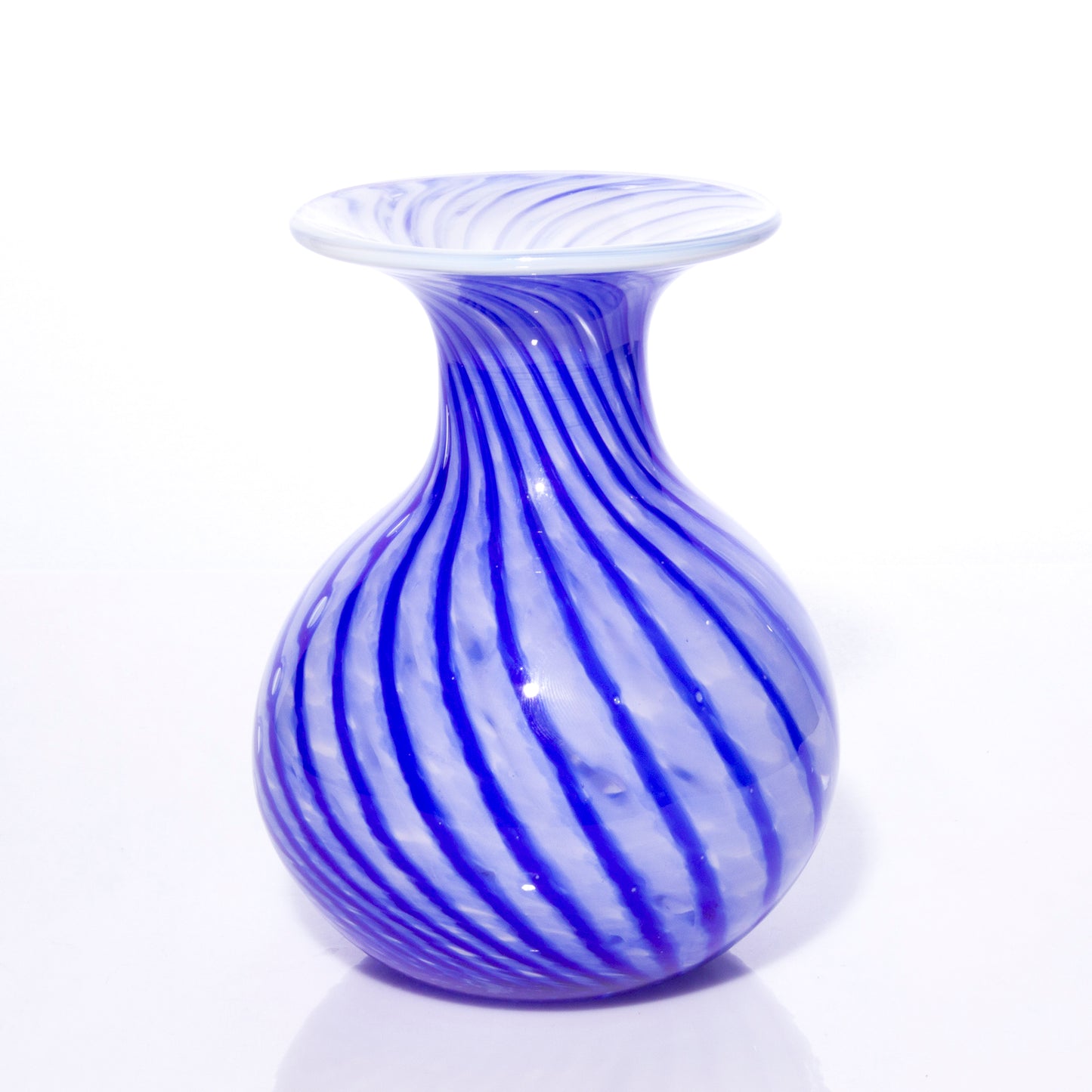 Bud Vase - Cobalt Twist