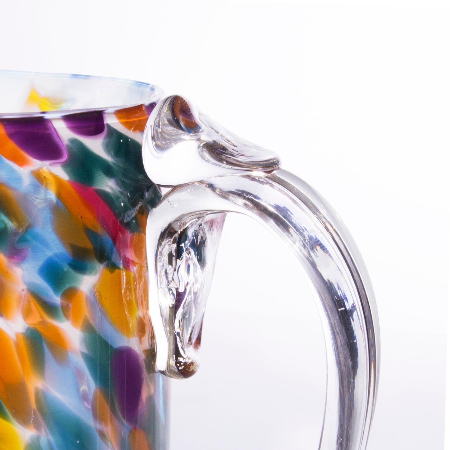 Large Glass Mug - Rainbow