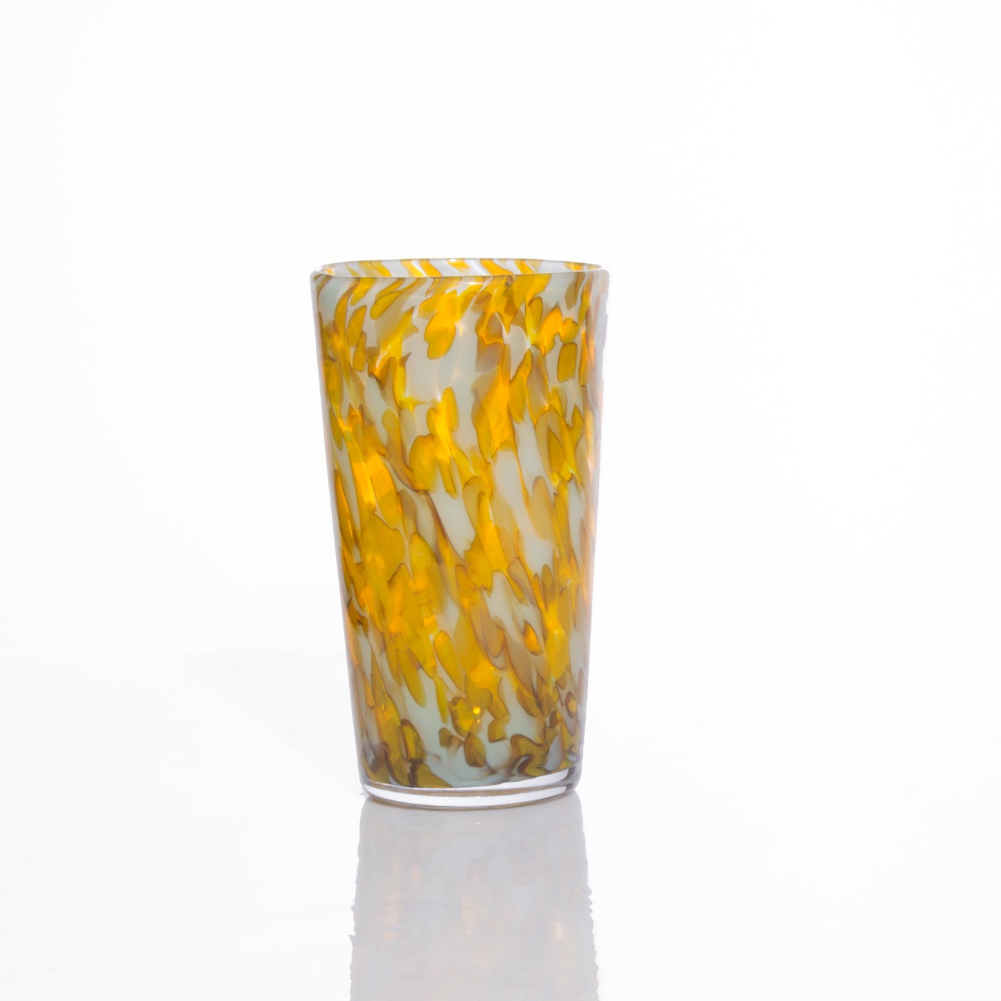 Pint Glass - Blue & Amber