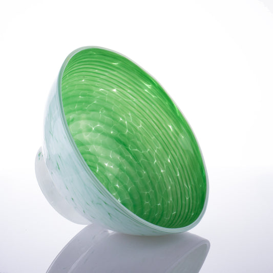 Handblown Glass Bowl - Green
