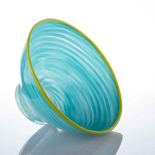 Handblown Glass Bowl - Sandy Cay