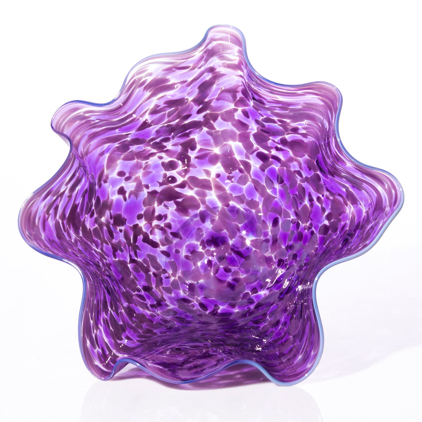 Fluted Bowl - Amethyst Mix