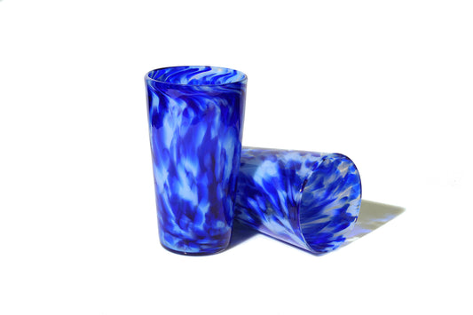 Pint Glass - Blue & Blue