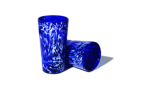 Pint Glass - Cobalt Wisp