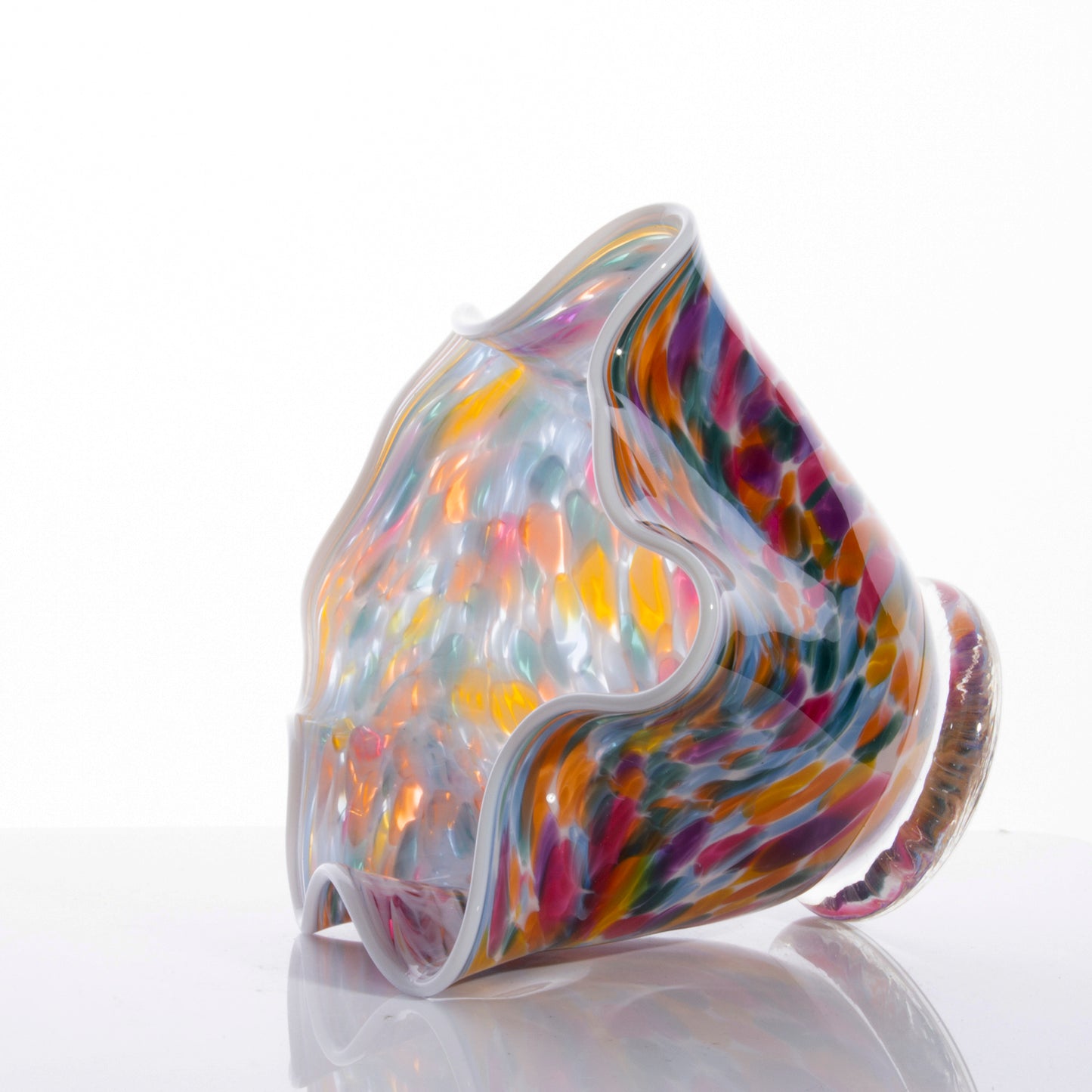 Fluted Bowl - Rainbow Mix