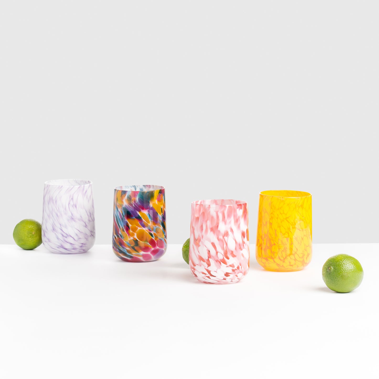 Four Stemless Glasses | Custom Set