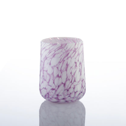 Stemless Wine Glass - Lavender Wisp