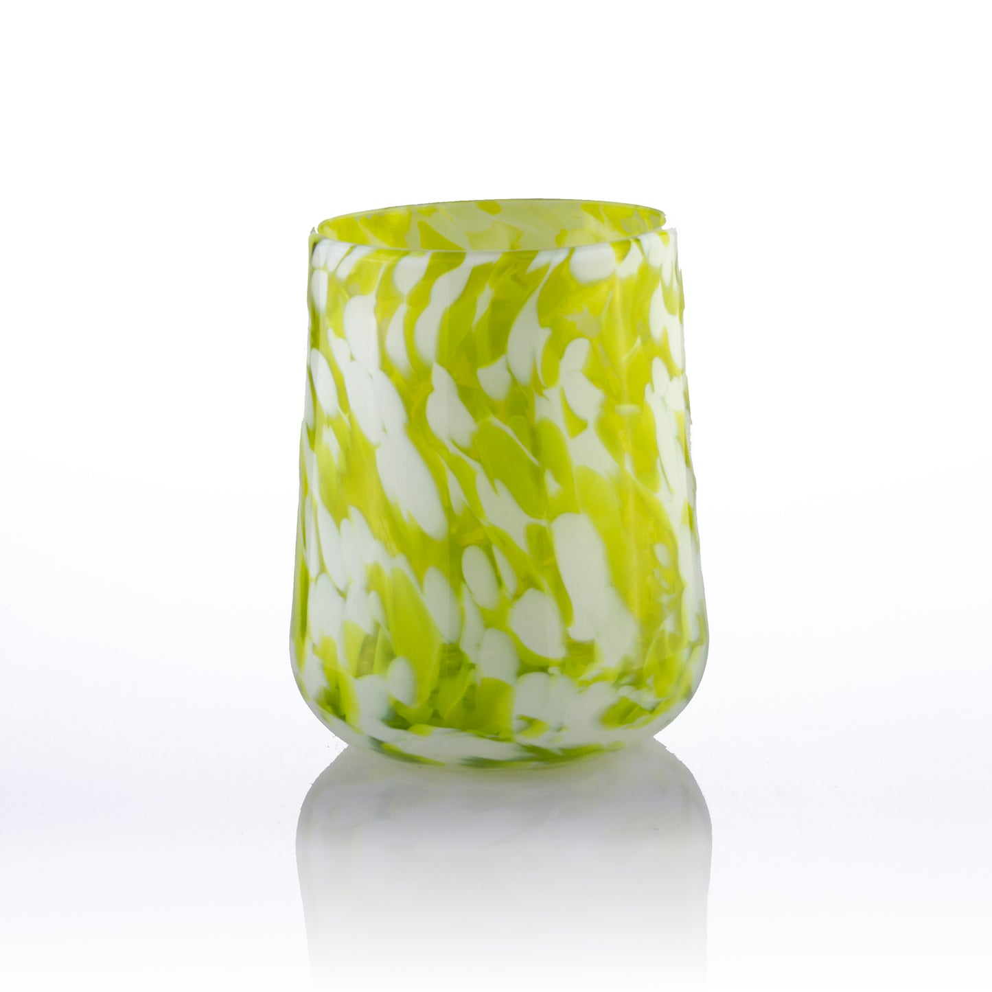 Stemless Wine Glass - Lime Green
