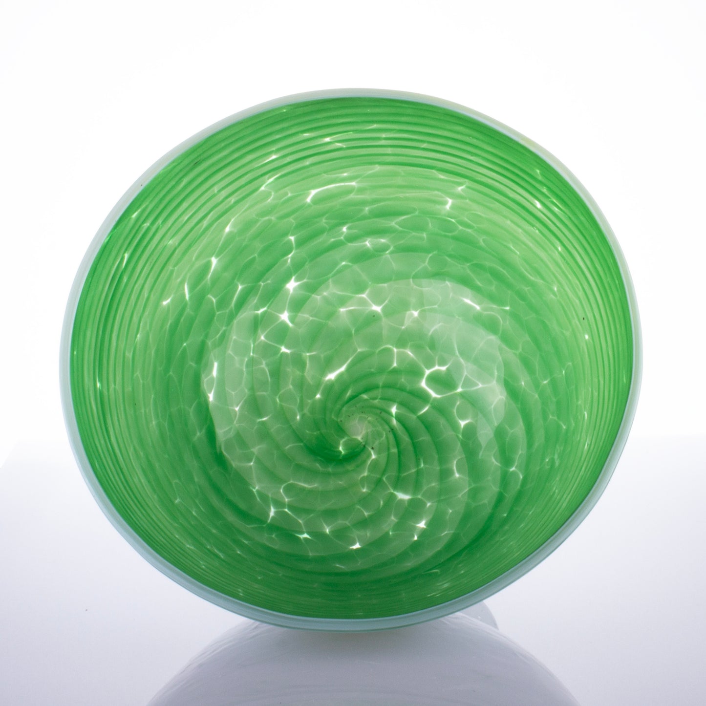 Handblown Glass Bowl - Green
