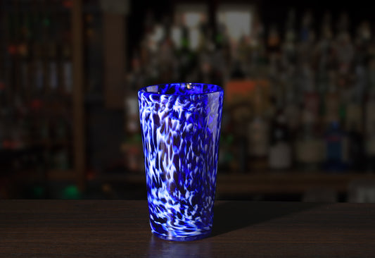 Pint Glass - Cobalt Wisp