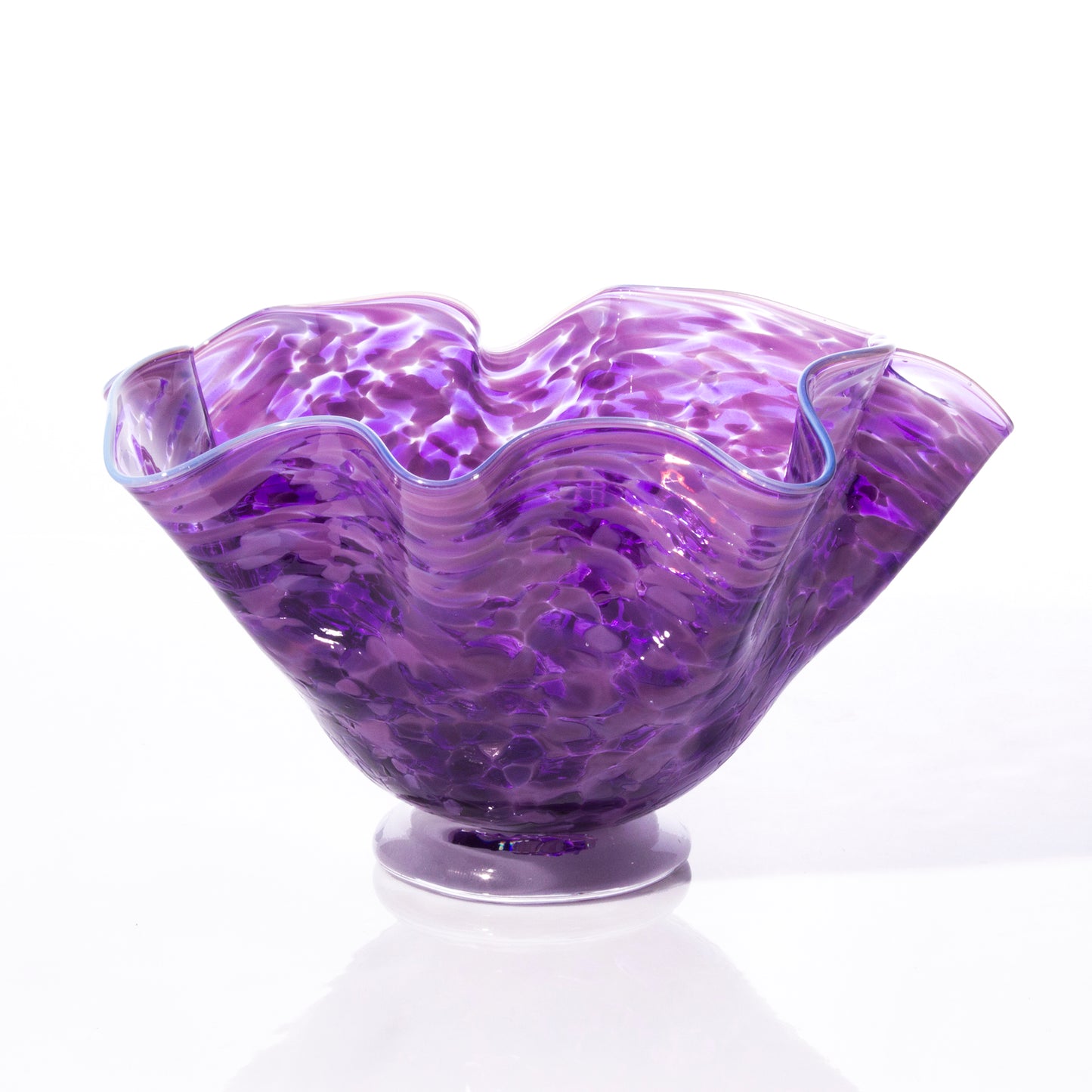 Fluted Bowl - Amethyst Mix