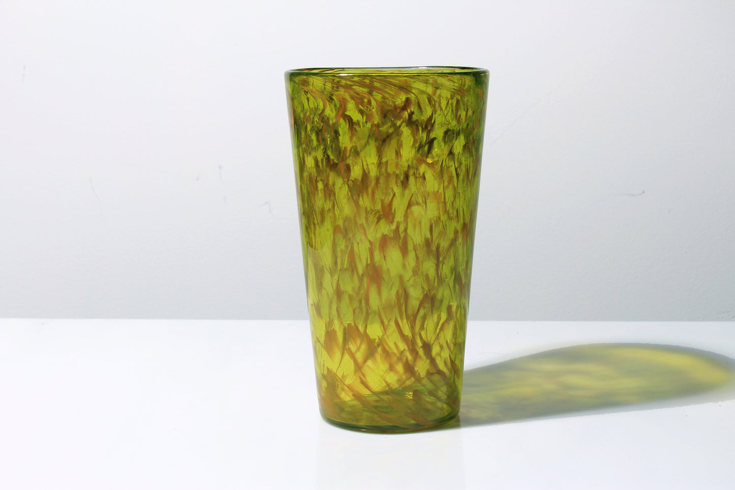 Pint Glass - Green & Gold