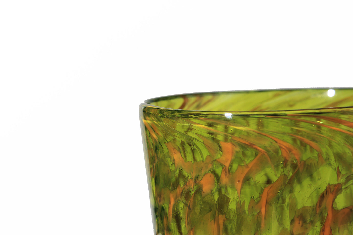 Pint Glass - Green & Gold